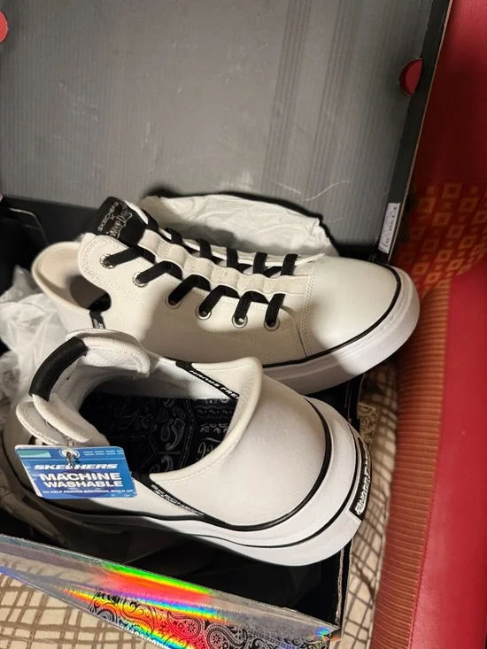 Skechers Snoop Dogg Slip In Skechers White and Black size 9 - Picture 7 of 16